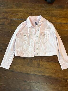 Gap denim pink jean jacket classic cute size M